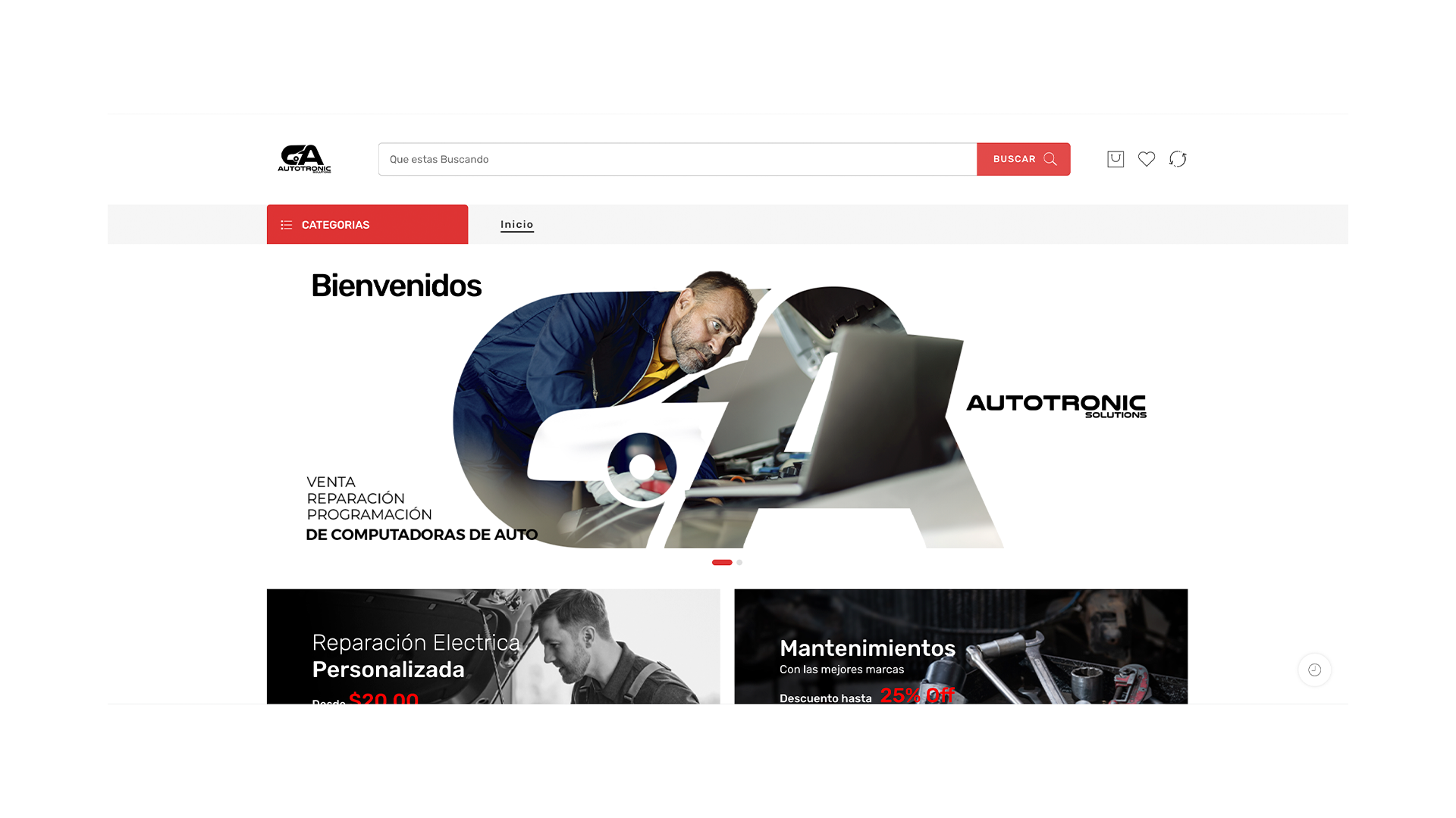 Desarrollo de Tienda Online.