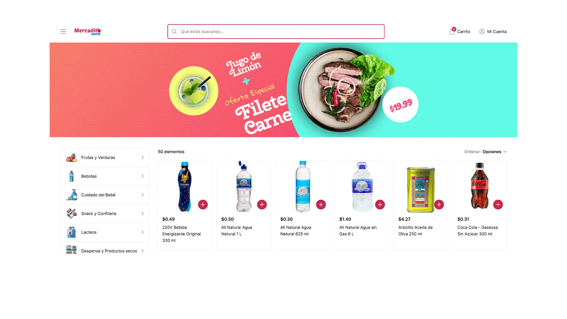 Desarrollo de Tienda Online.