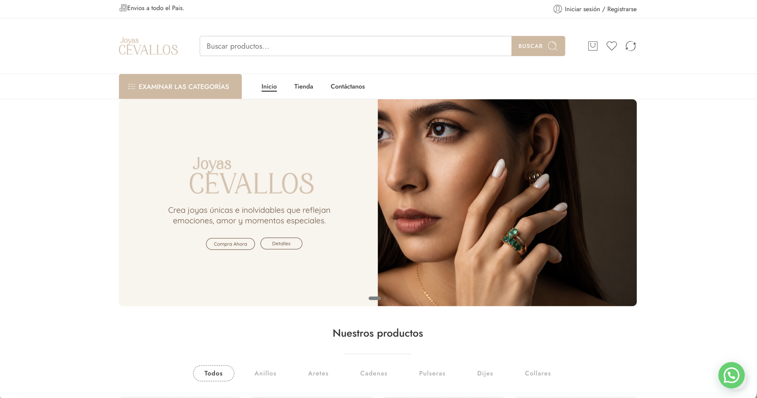 Desarrollo de Tienda Online.